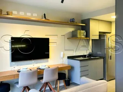 Flat com 1 Quarto para alugar, 25m² no Indianópolis, São Paulo