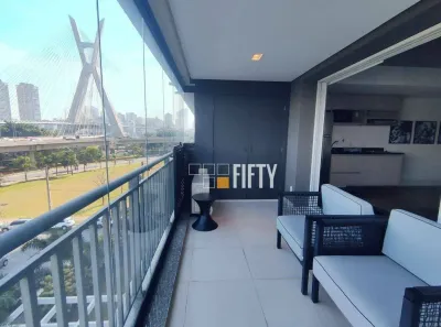 Apartamento com 1 Quarto para venda ou aluguel, 62m² no Cidade Monções, São Paulo