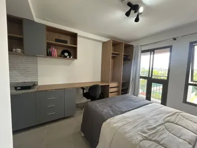 Apartamento com 1 Quarto para venda ou aluguel, 24m² no Brooklin Paulista, São Paulo