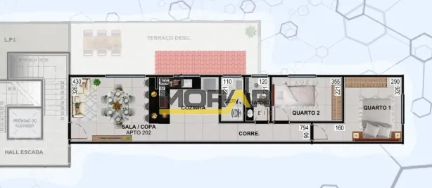 Apartamento com 2 Quartos à venda, 59m² no Tupi A, Belo Horizonte