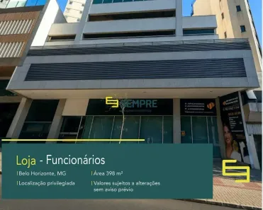 Ponto Comercial à venda, 398m² no Funcionários, Belo Horizonte