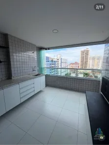 Apartamento com 2 Quartos para alugar, 100m² no Ocian, Praia Grande
