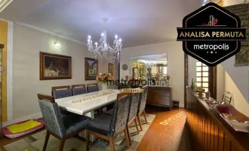 Sobrado com 4 Quartos para alugar, 281m² no Santa Maria, São Caetano do Sul