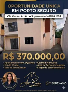 Apartamento com 2 Quartos à venda, 56m² no , Porto Seguro