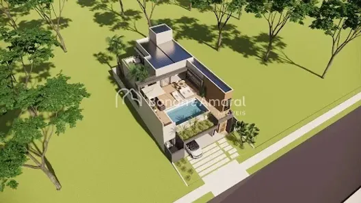 Casa de Condomínio com 3 Quartos à venda, 271m² no Parque Brasil 500, Paulínia