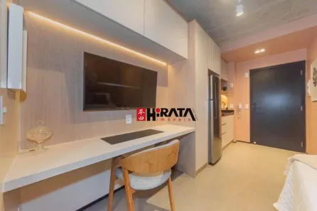 Apartamento com 1 Quarto para venda ou aluguel, 25m² no Brooklin Paulista, São Paulo