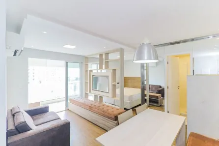 Apartamento com 1 Quarto para alugar, 49m² no Campo Belo, São Paulo