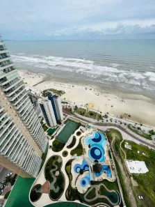 Apartamento com 3 Quartos para alugar, 97m² no Mirim, Praia Grande
