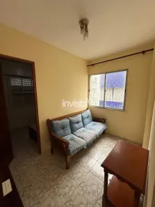 Apartamento com 1 Quarto para alugar, 44m² no José Menino, Santos