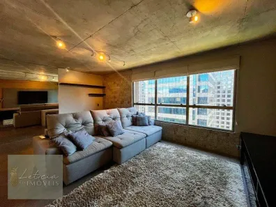 Apartamento com 1 Quarto para alugar, 87m² no Cidade Monções, São Paulo