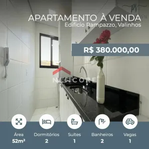 Apartamento com 2 Quartos à venda, 52m² no Ortizes, Valinhos