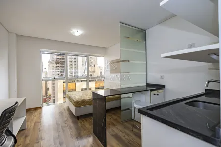 Apartamento com 1 Quarto para alugar, 28m² no Centro, Curitiba
