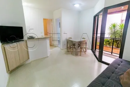 Flat com 1 Quarto para alugar, 42m² no Indianópolis, São Paulo