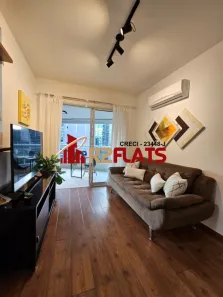 Flat com 2 Quartos para alugar, 75m² no Cidade Monções, São Paulo