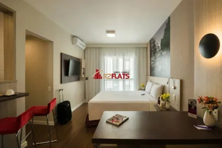 Flat com 1 Quarto à venda, 40m² no Cerqueira César, São Paulo