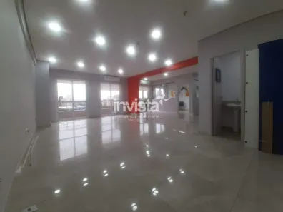 Sala Comercial para alugar, 104m² no Vila Mathias, Santos