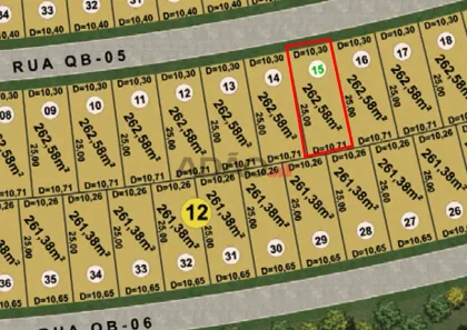 Lote/Terreno à venda, 263m² no Jardins Quebec, Senador Canedo
