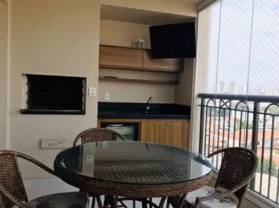 Apartamento com 3 Quartos para alugar, 96m² no Vila Gomes Cardim, São Paulo