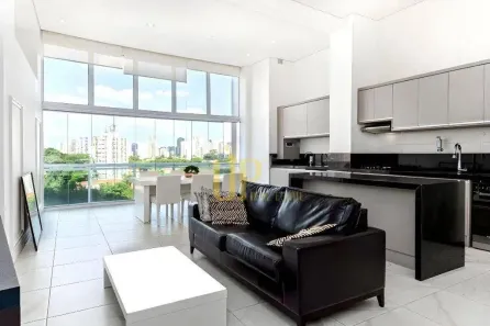 Apartamento com 1 Quarto para alugar, 85m² no Brooklin, São Paulo