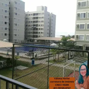 Apartamento com 3 Quartos à venda, 60m² no Piedade, Jaboatão dos Guararapes