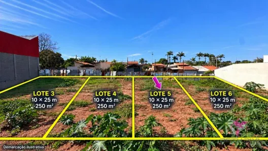 Lote/Terreno à venda, 250m² no Jardim do Sol, Leme