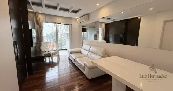 Apartamento com 1 Quarto para alugar, 48m² no Vila Nova Conceição, São Paulo
