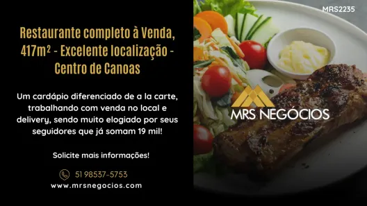 Ponto Comercial à venda, 417m² no Centro, Canoas