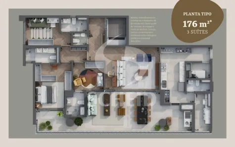 Apartamento com 1 Quarto à venda, 100m² no Pinheiros, São Paulo