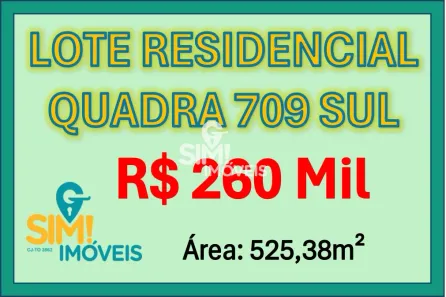 Lote/Terreno à venda, 525m² no Plano Diretor Sul, Palmas