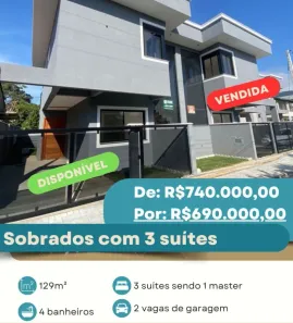 Casa com 3 Quartos à venda, 129m² no Ingleses do Rio Vermelho, Florianópolis