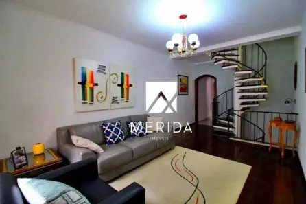 Sobrado com 4 Quartos à venda, 221m² no Jardim, Santo André