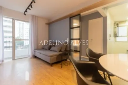 Apartamento com 1 Quarto para alugar, 45m² no Itaim Bibi, São Paulo