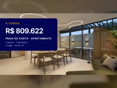 Apartamento com 1 Quarto à venda, 33m² no Praia do Canto, Vitória