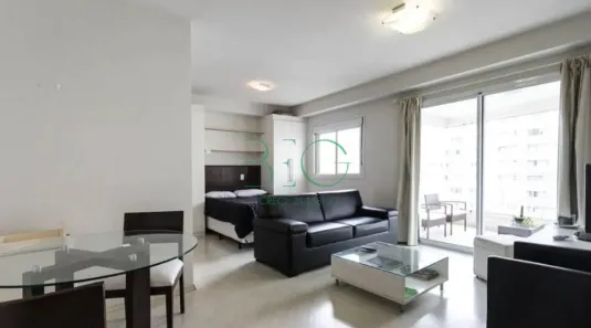 Apartamento com 1 Quarto à venda, 48m² no Cidade Monções, São Paulo