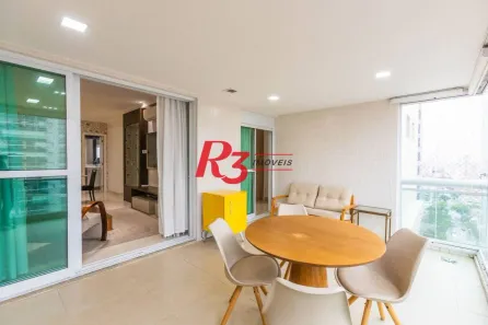 Apartamento com 3 Quartos para alugar, 151m² no Aparecida, Santos