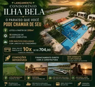 Lote/Terreno à venda, 200m² no Zona de Expansão (Capuã), Barra dos Coqueiros
