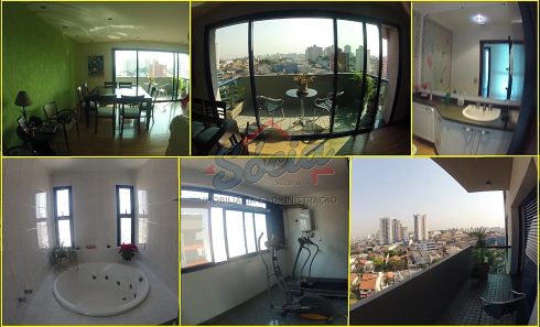 Apartamento com 3 Quartos à venda, 190m² no Vila Valparaíso, Santo André