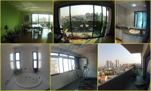 Apartamento com 3 Quartos à venda, 190m² no Vila Valparaíso, Santo André