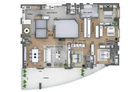 Apartamento com 4 Quartos à venda, 280m² no Vila Nova Conceição, São Paulo