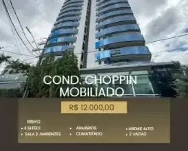 Apartamento com 4 Quartos para alugar, 180m² no Nossa Senhora das Graças, Manaus