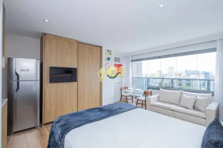 Flat com 1 Quarto para alugar, 30m² no Itaim Bibi, São Paulo