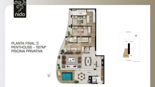 Apartamento com 3 Quartos à venda, 199m² no Serrinha, Goiânia