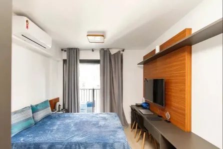 Kitnet com 1 Quarto à venda, 27m² no Brooklin Paulista, São Paulo