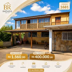 Casa com 2 Quartos para venda ou aluguel, 144m² no Vila Nova Alvorada, Imbituba