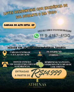 Lote/Terreno à venda, 500m² no Centro (Caucaia do Alto), Cotia