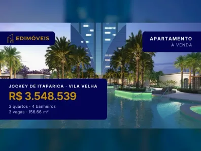Apartamento com 3 Quartos à venda, 156m² no Jockey de Itaparica, Vila Velha