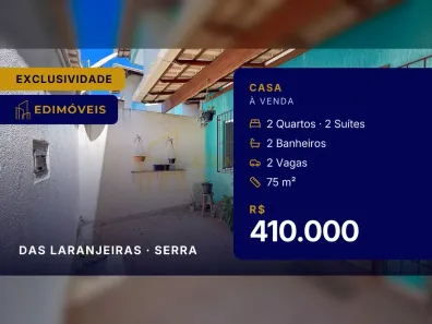 Casa com 2 Quartos à venda, 75m² no das Laranjeiras, Serra