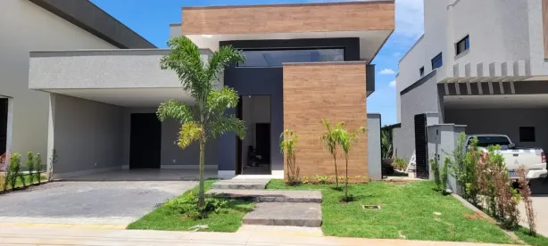 Casa de Condomínio com 3 Quartos para venda ou aluguel, 161m² no Residencial Parqville Jacarandá, Aparecida de Goiânia