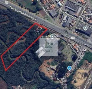 Lote/Terreno à venda, 13654m² no Roseira de São Sebastião, São José dos Pinhais