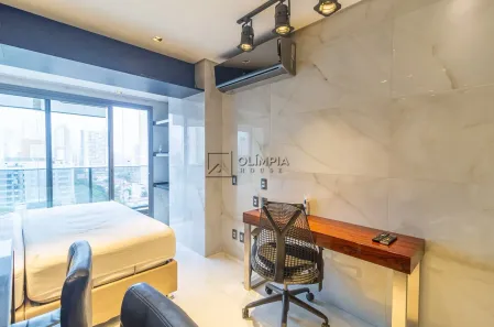 Apartamento com 1 Quarto para alugar, 45m² no Brooklin Paulista, São Paulo